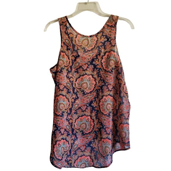 Live 4 Truth Sleeveless Paisley Blouse Medium - Picture 2 of 14